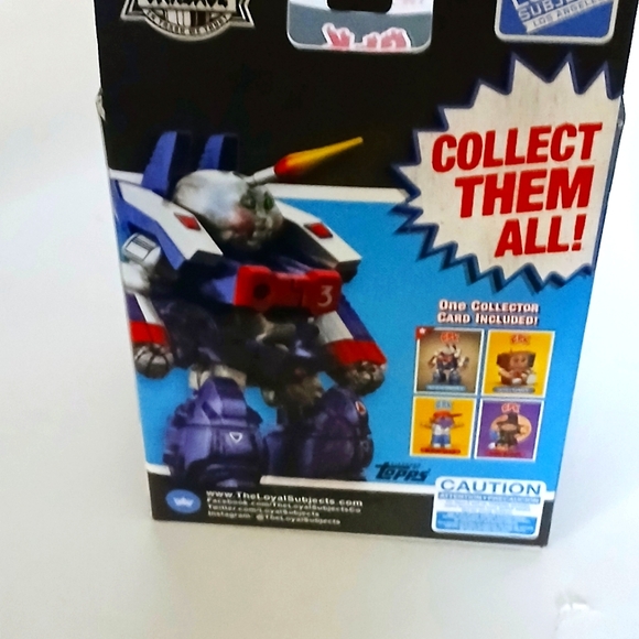 GPK HOT HEAD HARVEY TOPPS CO THE LOYAL SUBJECTS FIGURE WITH CARD - Picture 2 of 7